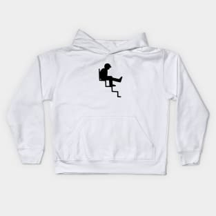 Man on Stairs Kids Hoodie